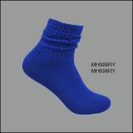 Women’s 100% Cotton Slouch Socks – Royal Blue,  (1 Dozen, 12 Pairs)