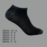 Low Cut Spandex Socks, Black with Multi Color Toe & Heel , ASST, SM704 (1 Dozen, 12 Pairs) - Image 5