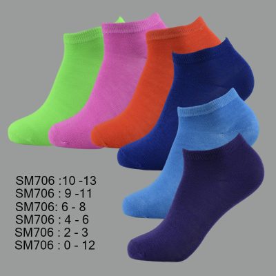 Women’s Low Cut Spandex Socks, Multi Color Socks , ASST, SM706 (1 Dozen, 12 Pairs)