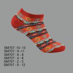Women’s Low Cut Spandex Socks, Aztec Style Pattern , ASST, SM707 (1 Dozen, 12 Pairs) - Image 2
