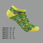 Women’s Low Cut Spandex Socks, Aztec Style Pattern , ASST, SM707 (1 Dozen, 12 Pairs) - Image 5