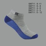 Spandex Ankle Socks, Multi Color Sport Panel Design , ASST, SM711 (1 Dozen, 12 Pairs) - Image 7