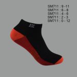 Spandex Ankle Socks, Multi Color Sport Panel Design , ASST, SM711 (1 Dozen, 12 Pairs) - Image 5