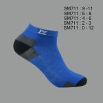 Spandex Ankle Socks, Multi Color Sport Panel Design , ASST, SM711 (1 Dozen, 12 Pairs) - Image 2
