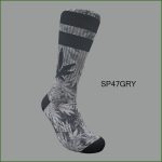 Men's Theme Crew Socks, Black with Multi Color 3D Print Socks, (1 Dozen, 12 Pairs) - Image 3