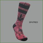Men's Theme Crew Socks, Black with Multi Color 3D Print Socks, (1 Dozen, 12 Pairs) - Image 4