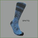 Men's Theme Crew Socks, Black with Multi Color 3D Print Socks, (1 Dozen, 12 Pairs) - Image 5