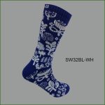 Men's Theme Crew Socks, Black with Multi Color Ethnic Graphic Pattern, (1 Dozen, 12 Pairs) - Image 6