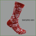 Men's Theme Crew Socks, Black with Blue Stem Mystery Design, (1 Dozen, 12 Pairs) - Image 7
