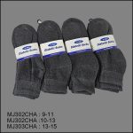 Diabetic Socks, Ankle , Solid Charcoal , (1 Dozen, 12 Pairs) - Image 2