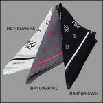 BANDANAS HANDKERCHIEF , Cotton 100 LOGO Designed, MULTI COLOR , (1 Dozen, 12 pieces)