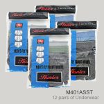 Men’s Fly Front Briefs, Breathable Cotton Blend, Assorted Solid Colors, (1 Dozen, 12 Pieces)
