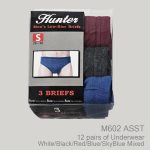 Men’s Low-Rise Briefs, Breathable Cotton Blend, Assorted Solid Colors, (1 Dozen, 12 Pieces) - Image 2