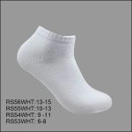 Unisex All Age Cotton Low Cut Sports Socks, Solid White , RS (1 Dozen, 12 Pairs)