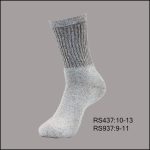 Men’s Cotton Crew Sports Socks, Solid Grey, (1 Dozen, 12 Pairs)
