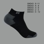 Spandex Ankle Socks, Multi Color Chevron Accent , ASST, SM710 (1 Dozen, 12 Pairs) - Image 2