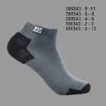 Spandex Ankle Socks, Multi Color Chevron Accent , ASST, SM710 (1 Dozen, 12 Pairs) - Image 6