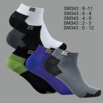 Spandex Ankle Socks, Multi Color Chevron Accent , ASST, SM710 (1 Dozen, 12 Pairs)