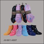 Women's Socks Spandex, Low Cut , multi Color, Letter and Star Pattern, ASST ,(1 Dozen, 12 Pairs)