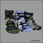 Comfortable Spandex Socks, Low Cut , Multi Color, Military Pattern, ASST ,(1 Dozen, 12 Pairs) - Image 2