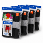 Fruit of the Loom Men’s Eversoft CoolZone Boxer Briefs, Assorted Colors – 1 Dozen (12 Pieces)