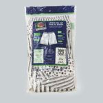 3Men's full Cut Snap Fly Boxers, Asst Stripe Design (1Dozen-12 boxer shorts) - Image 3