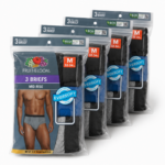 Fruit of the Loom Men’s Eversoft Cotton Mid-Rise Briefs, Assorted Colors, 3-Pack × 4 – 1 Dozen (12 Pieces)
