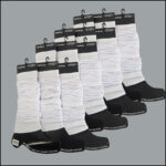 Women's Ribbed Leg Warmers White– Classic Slouch Style (12 Pairs) - Image 4