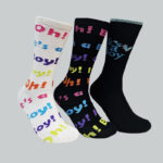Boys "It's a Boy!" Crew Socks – Assorted Colors & Designs (12 Pairs)