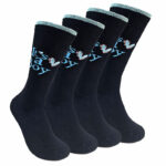 Boys "It's a Boy!" Crew Socks – Assorted Colors & Designs (12 Pairs) - Image 4