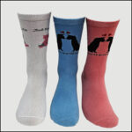 Women’s Crew Socks, Assted-Cat Designs & Color (12 Pairs) - Image 6