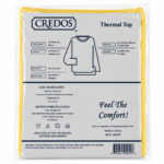 CREDOS Women's Yellow 100% Cotton Thermal Top – Soft Waffle Knit Long Sleeve Shirt (1 Piece) - Image 3