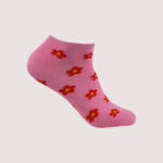 Children Cherry Blossom Floral Ankle Socks – 6 Assorted Colors – 1 Dozen (12 Pairs) - Image 4