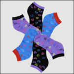 Children’s Colorful Heart Ankle Socks – 3 Assorted Colors – 1 Dozen (12 Pairs) - Image 4