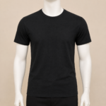 Men’s Basic Short Sleeve Crew Neck T-Shirt – Black