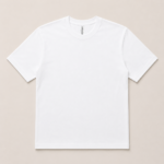 Men’s Basic Short Sleeve Crew Neck T-Shirt – White - Image 3