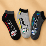 Women’s & Children’s Skull Graphic Ankle Socks – 3 Assorted Colors, 1 Dozen (12 Pairs) - Image 3
