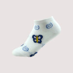 Children's Butterfly Ankle Socks – 6 Assorted Colors – 1 Dozen (12 Pairs) - Image 3