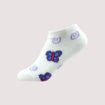 Children's Butterfly Ankle Socks – 6 Assorted Colors – 1 Dozen (12 Pairs) - Image 4