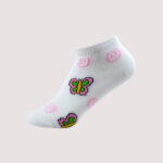 Children's Butterfly Ankle Socks – 6 Assorted Colors – 1 Dozen (12 Pairs) - Image 6