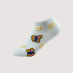 Children's Butterfly Ankle Socks – 6 Assorted Colors – 1 Dozen (12 Pairs) - Image 7