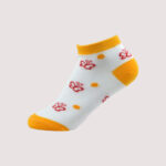 Children's Butterfly & Dot Ankle Socks – 5 Assorted Colors – 1 Dozen (12 Pairs) - Image 3