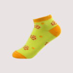 Children's Butterfly & Dot Ankle Socks – 5 Assorted Colors – 1 Dozen (12 Pairs) - Image 5