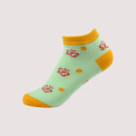 Children's Butterfly & Dot Ankle Socks – 5 Assorted Colors – 1 Dozen (12 Pairs) - Image 6
