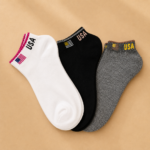 Women’s & Children’s Colorful Geometric Ankle Socks – 1 Dozen (12 Pairs) - Image 3