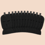 Men’s Charcoal 3-Hole Knit Balaclava Ski Mask – Full Face & Neck Cover - Image 2