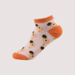Children's Circle Pattern Ankle Socks – 6 Assorted Colors – 1 Dozen (12 Pairs) - Image 2