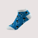 Children's Circle Pattern Ankle Socks – 6 Assorted Colors – 1 Dozen (12 Pairs) - Image 3