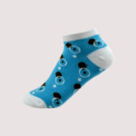 Children's Circle Pattern Ankle Socks – 6 Assorted Colors – 1 Dozen (12 Pairs) - Image 4