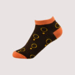 Children's Circle Pattern Ankle Socks – 6 Assorted Colors – 1 Dozen (12 Pairs) - Image 5